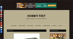 Desktop Screenshot of hobbitfeet.net